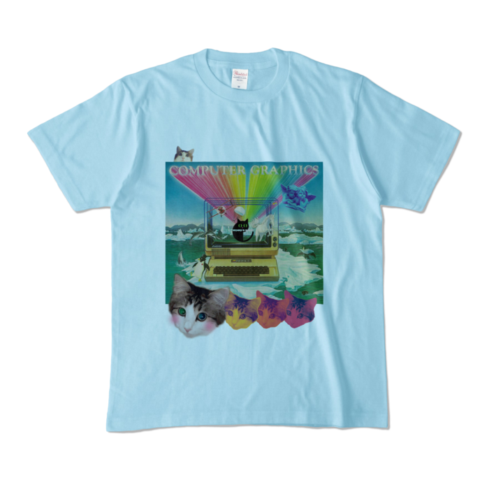 カラーTシャツ - M - ライトブルー (淡色)