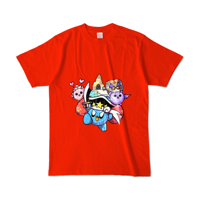 カラーTシャツ - L - レッド (濃色)