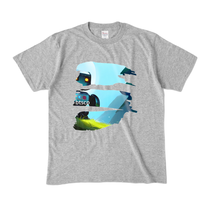 カラーTシャツ - M - 杢グレー (濃色)