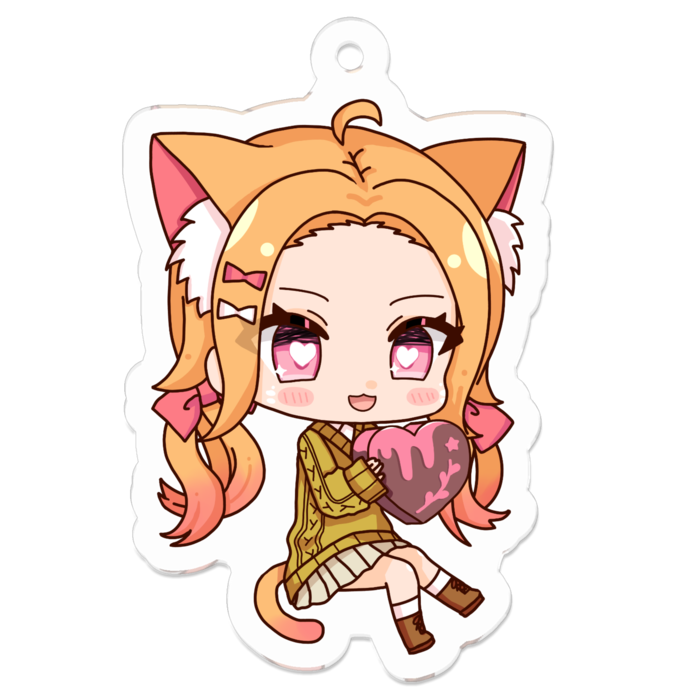 アクリルキーホルダー - 50 x 50 (mm)