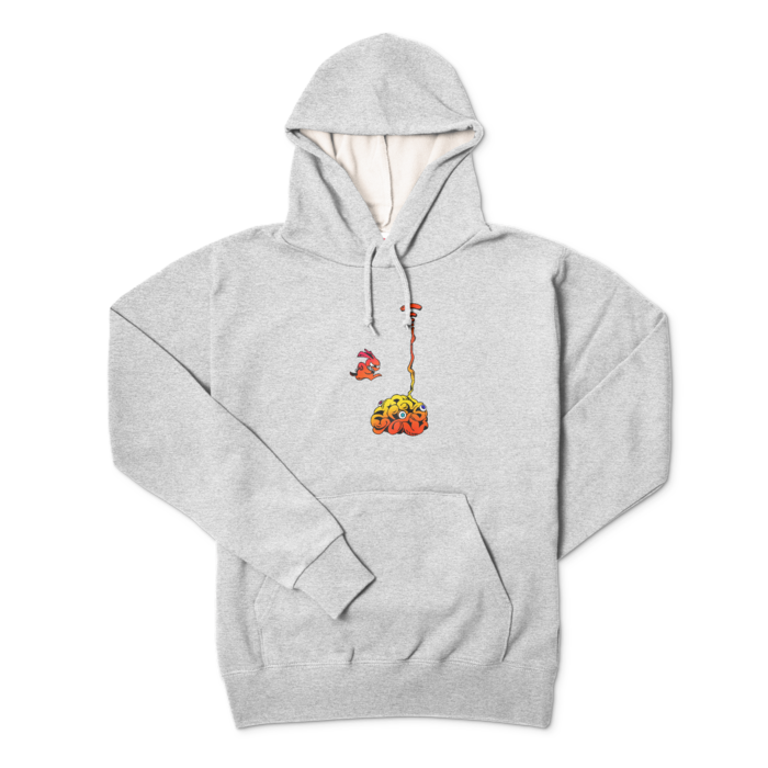 パーカー - L - 杢グレー(2)