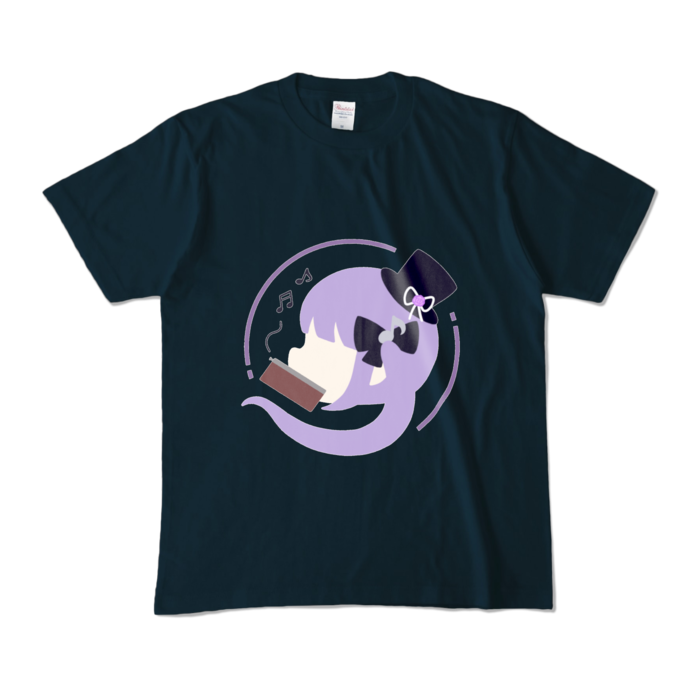 カラーTシャツ - M - ネイビー (ロゴカラー)