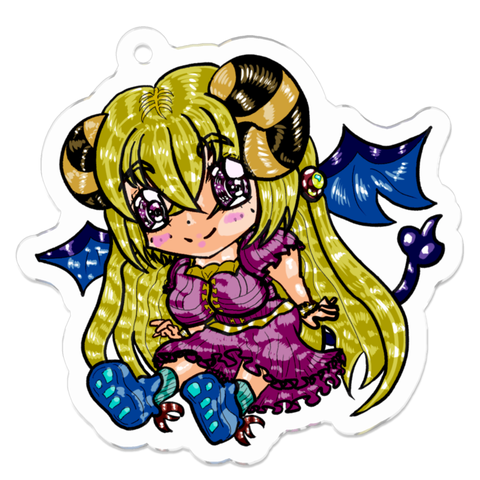 アクリルキーホルダー - 50 x 50 (mm)