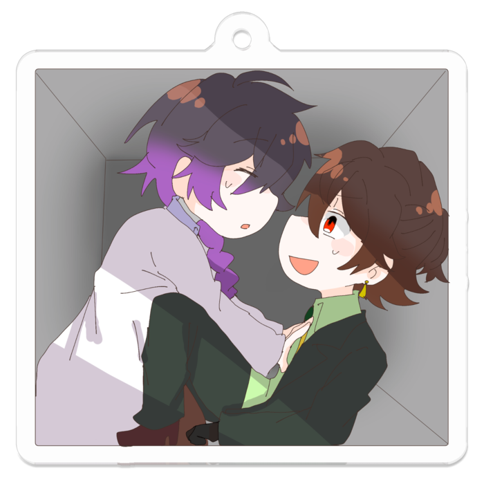 アクリルキーホルダー - 50 x 50 (mm)