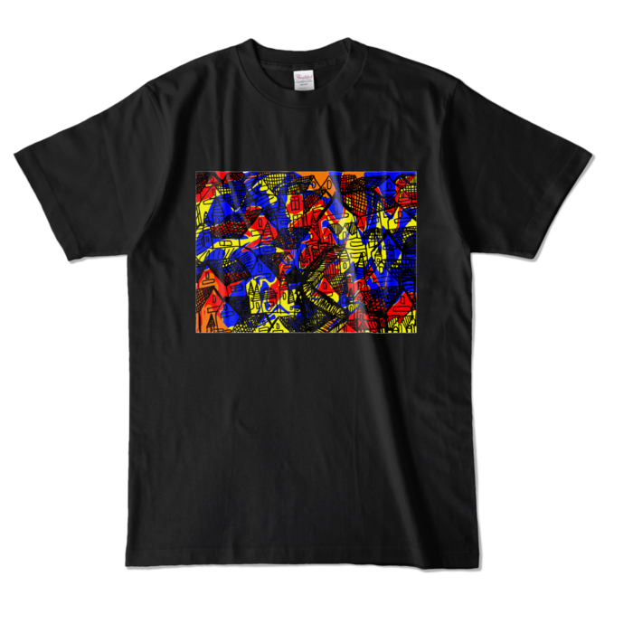 カラーTシャツ - L - ブラック (濃色)