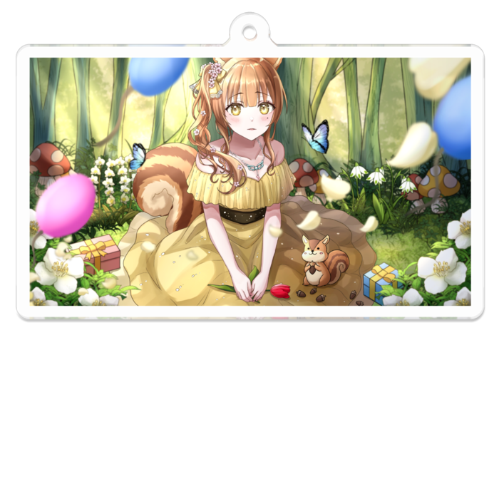 アクリルキーホルダー - 70 x 70 (mm)