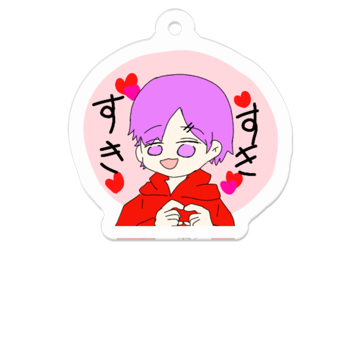 アクリルキーホルダー - 50 x 50 (mm)