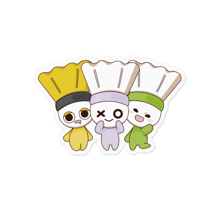 ステッカー - 100 x 100 (mm)