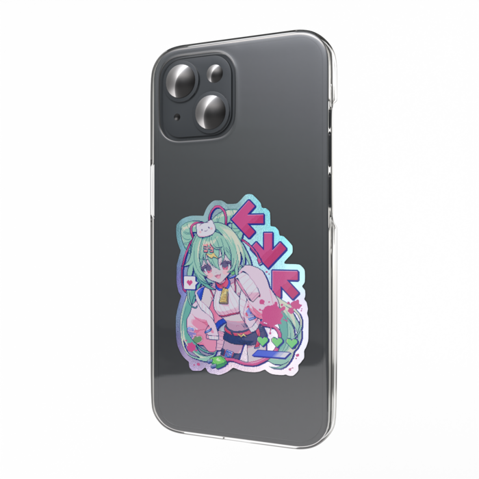 オーロラスマホステッカー - 縦