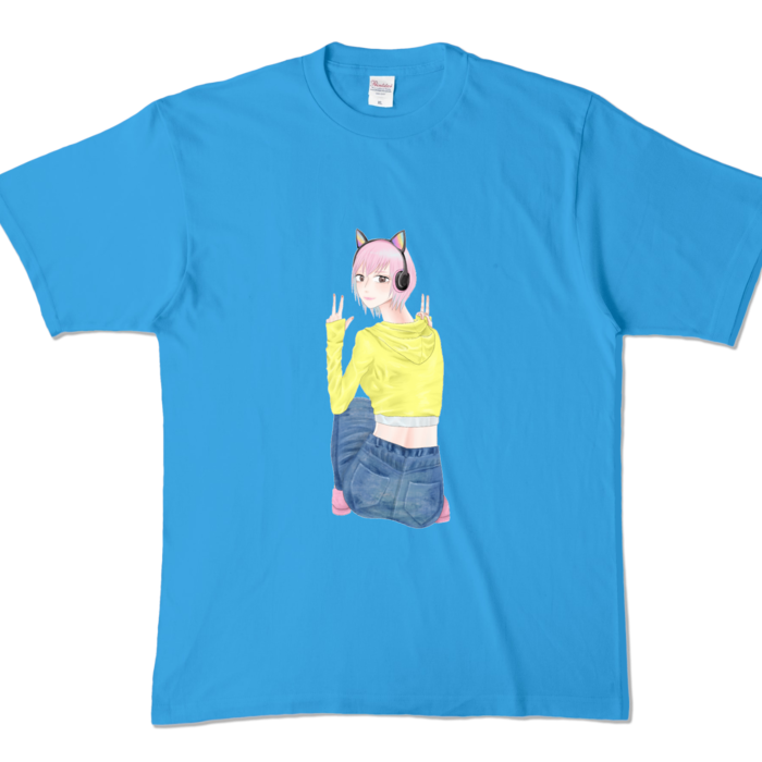 カラーTシャツ - XL - ターコイズ (濃色)