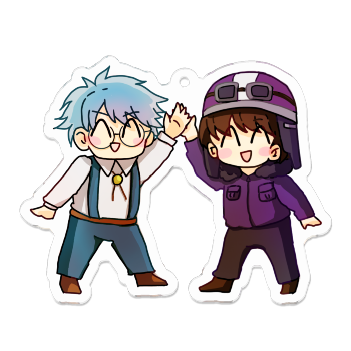 アクリルキーホルダー - 70 x 70 (mm)