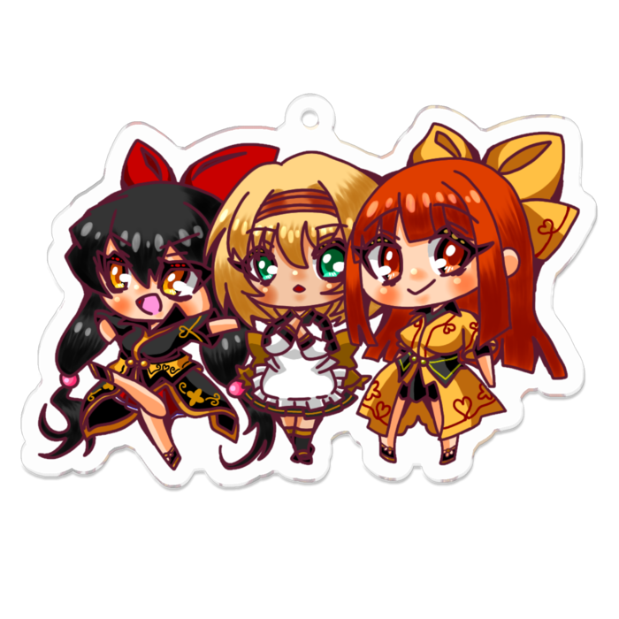 アクリルキーホルダー - 70 x 70 (mm)