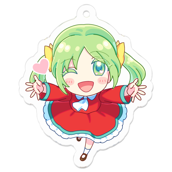 アクリルキーホルダー - 50 x 50 (mm)