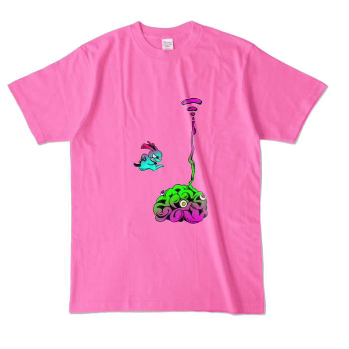 カラーTシャツ - L - ピンク (濃色)(1)