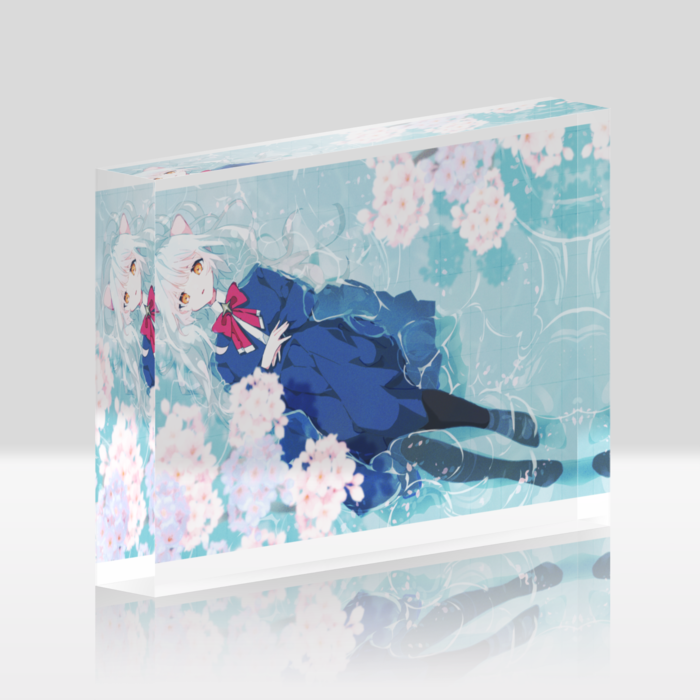 【背面処理:クリア】アクリルブロック - 148x100mm