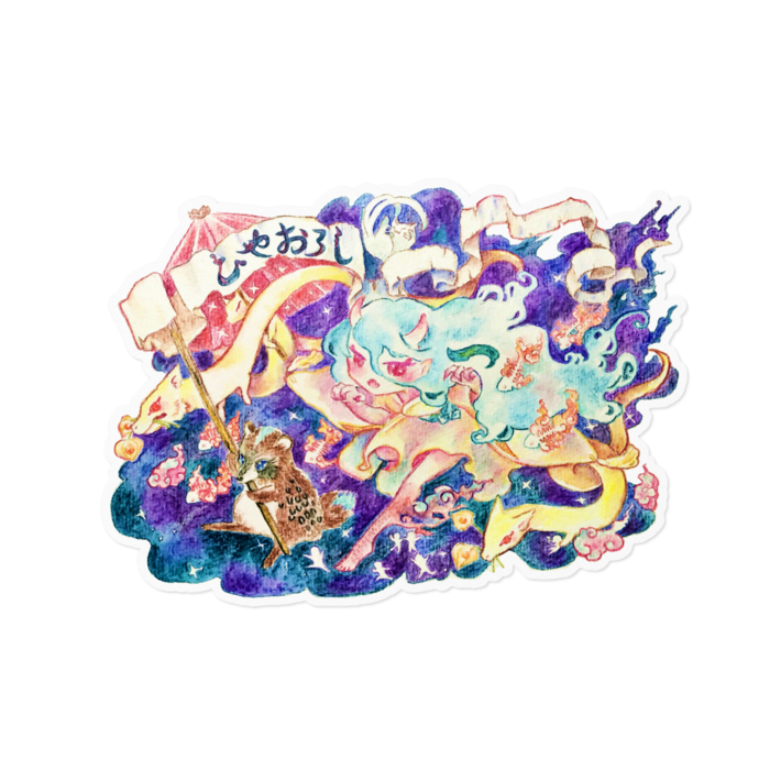 ステッカー - 160 x 160 (mm)