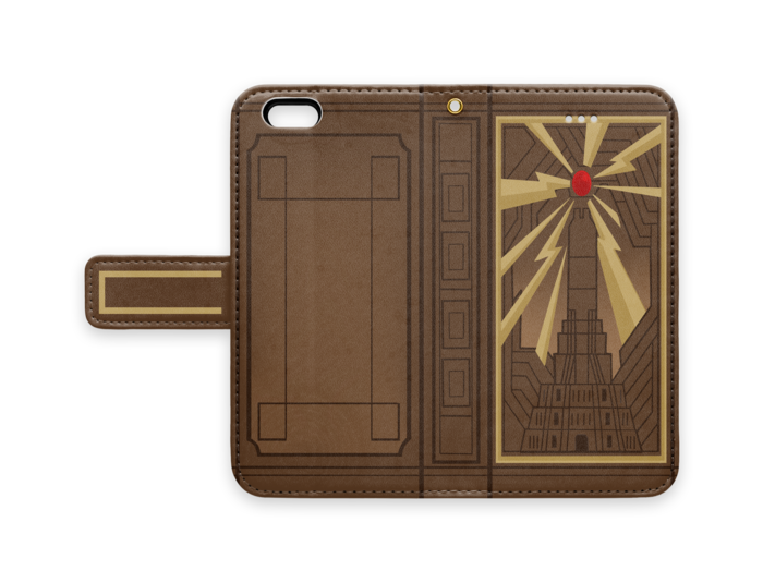 手帳型iPhoneケース - iPhone6 - ストラップ穴 あり