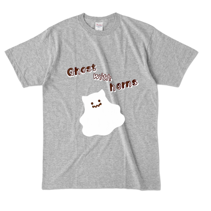 カラーTシャツ - L - 杢グレー (濃色)