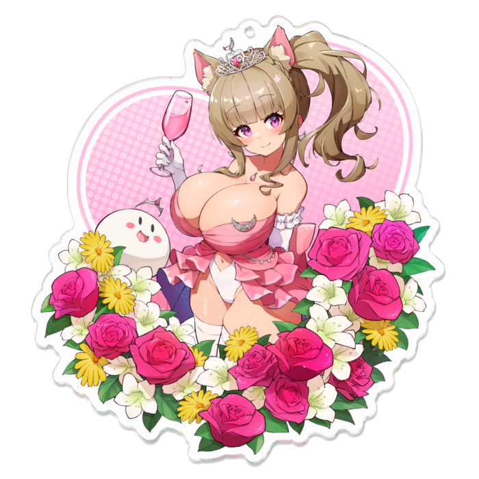 アクリルキーホルダー - 100 x 100 (mm)
