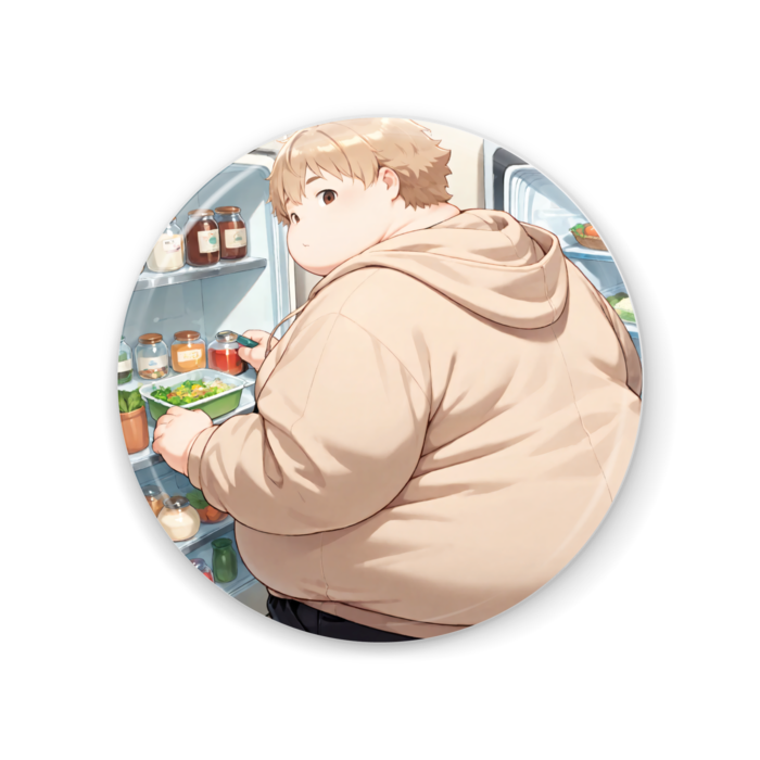 【缶ミラー】キャメル冷蔵庫 - 56mm