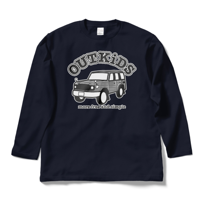 ロングスリーブTシャツ - L - ネイビー