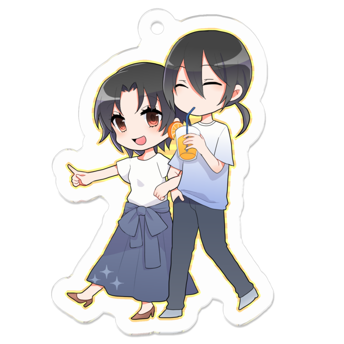 アクリルキーホルダー - 50 x 50 (mm)