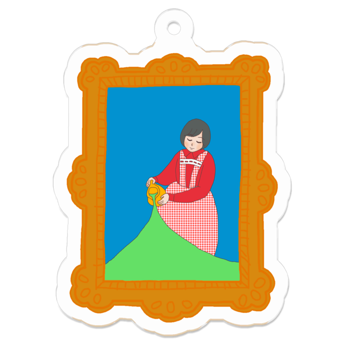 アクリルキーホルダー - 50 x 50 (mm)