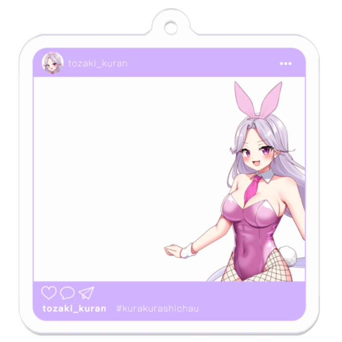 アクリルキーホルダー - 50 x 50 (mm)