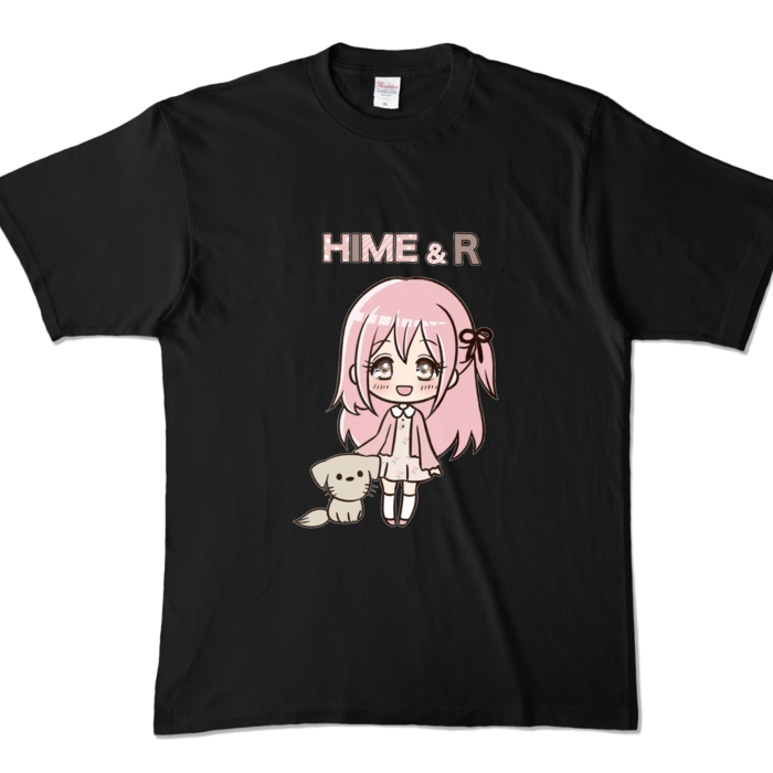 カラーTシャツ - XL - ブラック (濃色)
