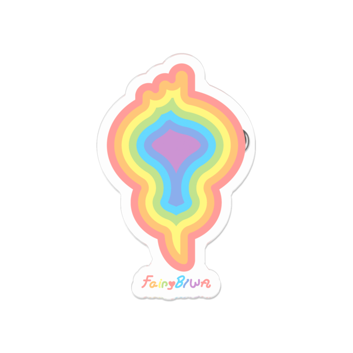 アクリルバッジ - 50 x 50 (mm)