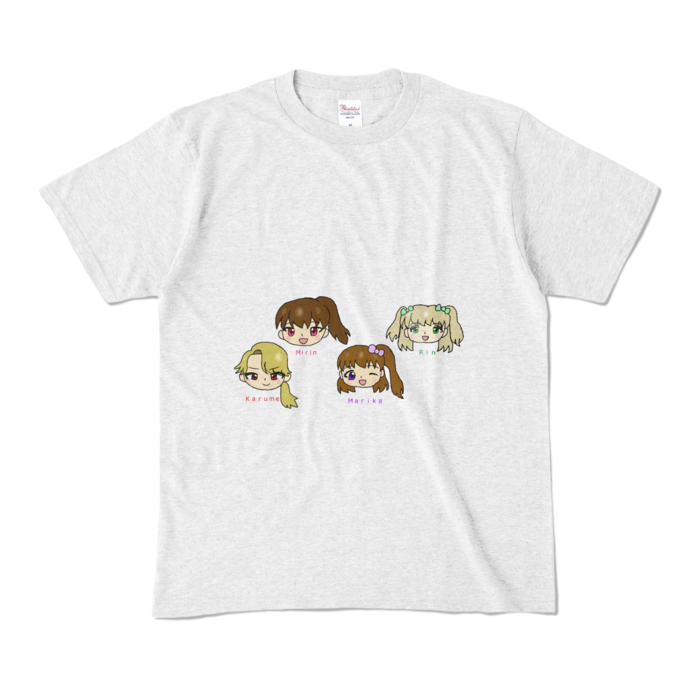 カラーTシャツ - M - アッシュ (淡色)