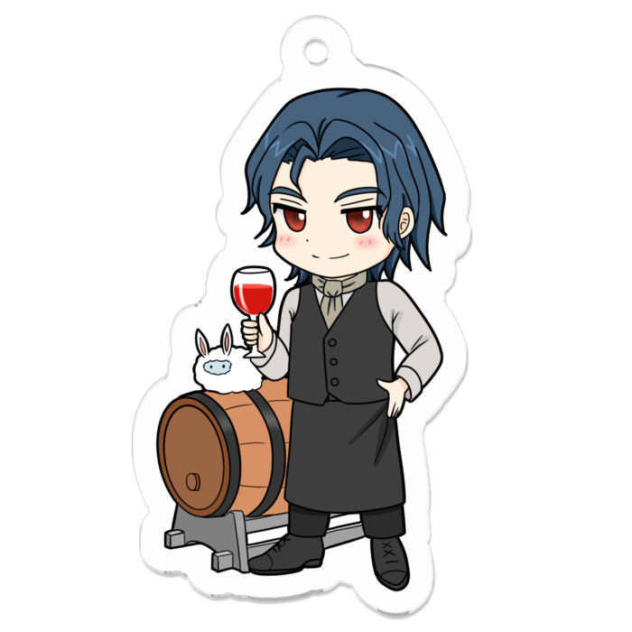 アクリルキーホルダー - 50 x 50 (mm)