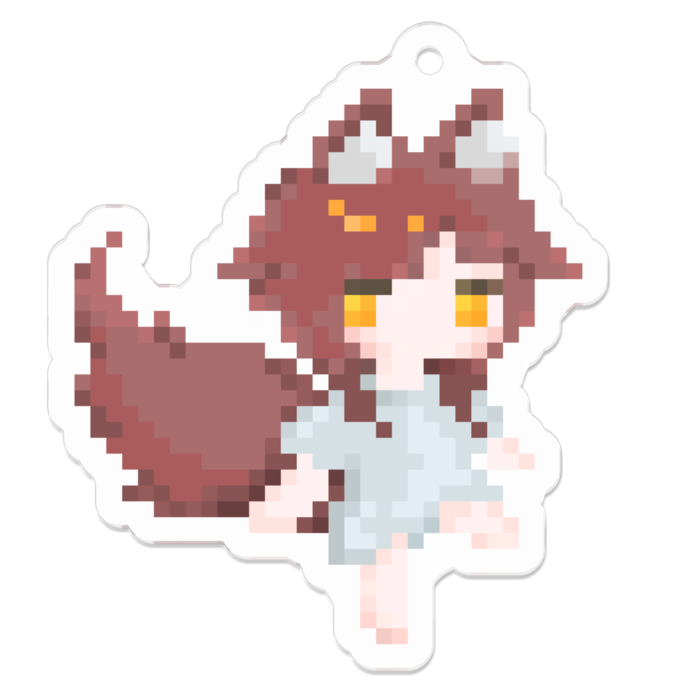 アクリルキーホルダー - 50 x 50 (mm)