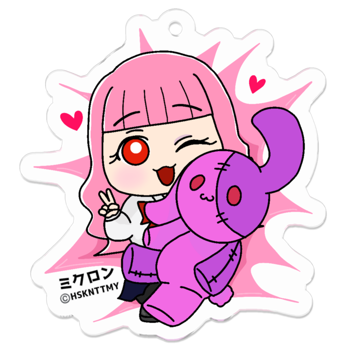 アクリルキーホルダー - 50 x 50 (mm)