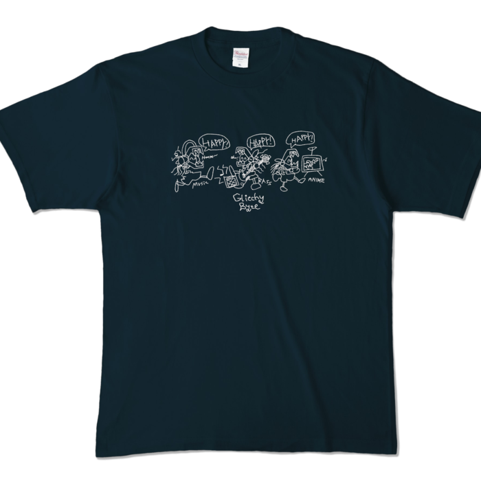 Glitchy Byte -4gboys- XL - Navy