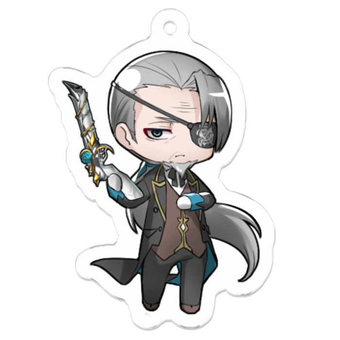 アクリルキーホルダー - 50 x 50 (mm)