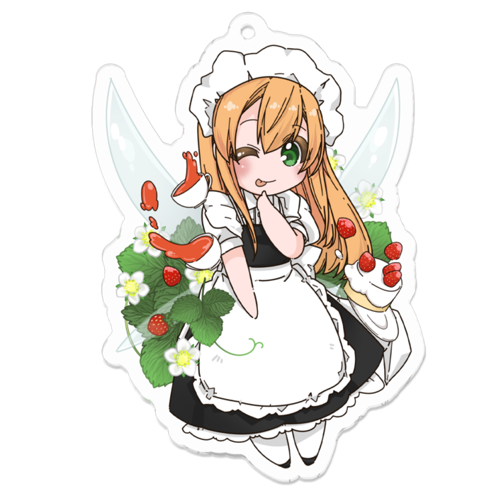 妖精メイド(ロング髪)×ワイルドストロベリー