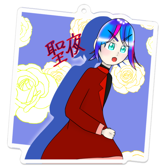 アクリルキーホルダー - 70 x 70 (mm)
