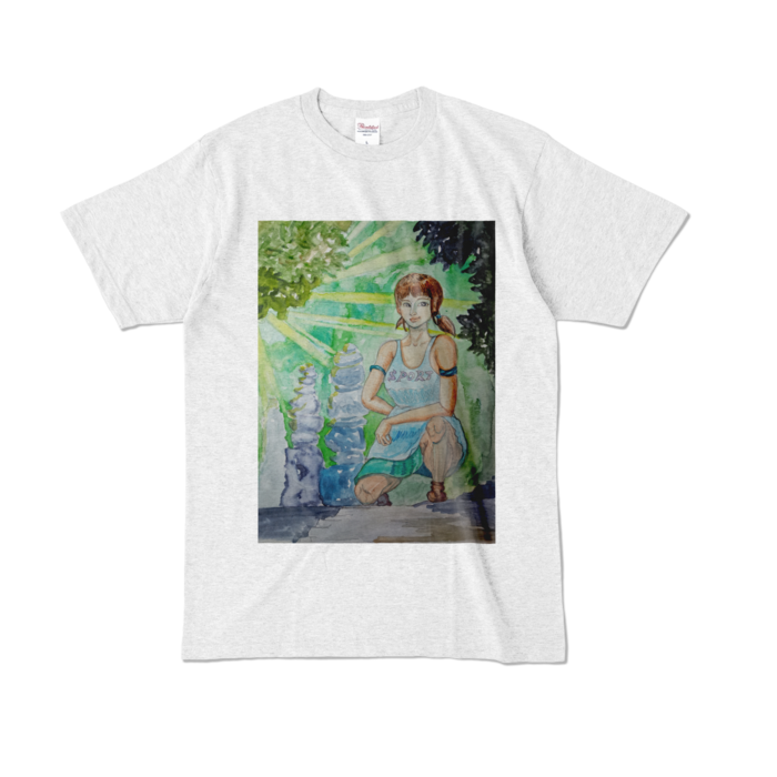 カラーTシャツ - L - アッシュ (淡色)