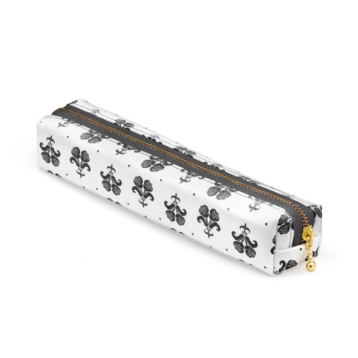 ペンケース - 20 x 4 x 4cm　白