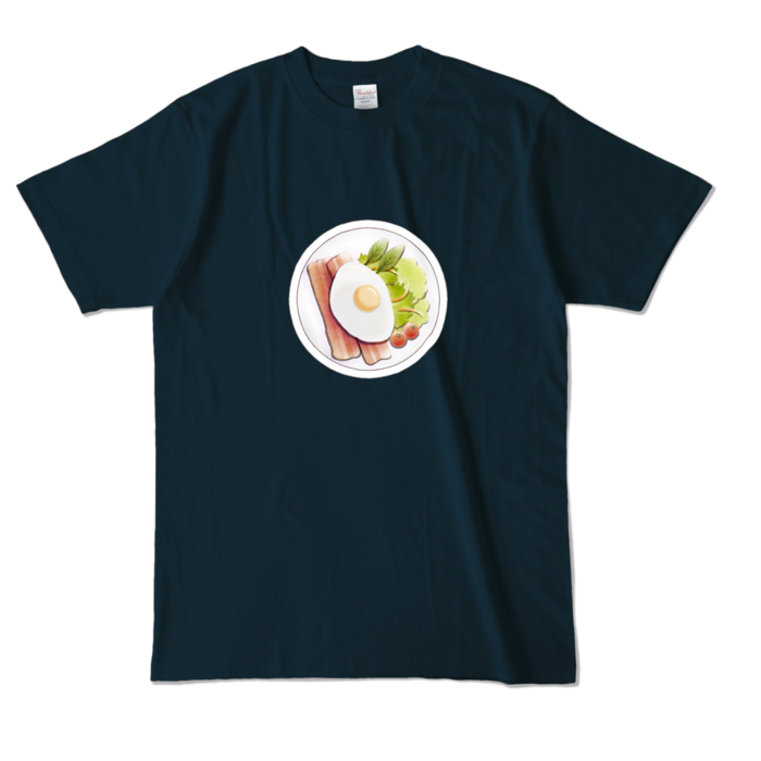 カラーTシャツ 紺色 L