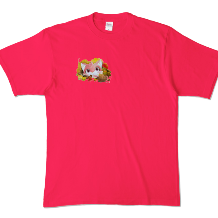 カラーTシャツ - XL - ホットピンク (濃色)(2)