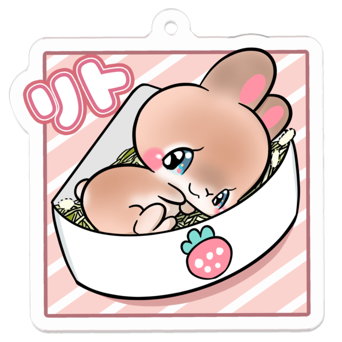 アクリルキーホルダー - 50 x 50 (mm)