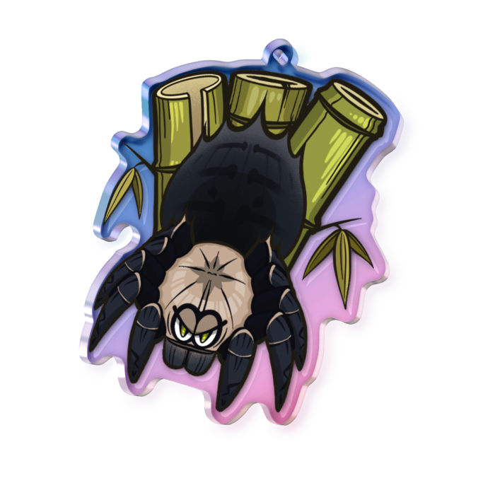 オーロラアクリルキーホルダー - 70 × 70mm