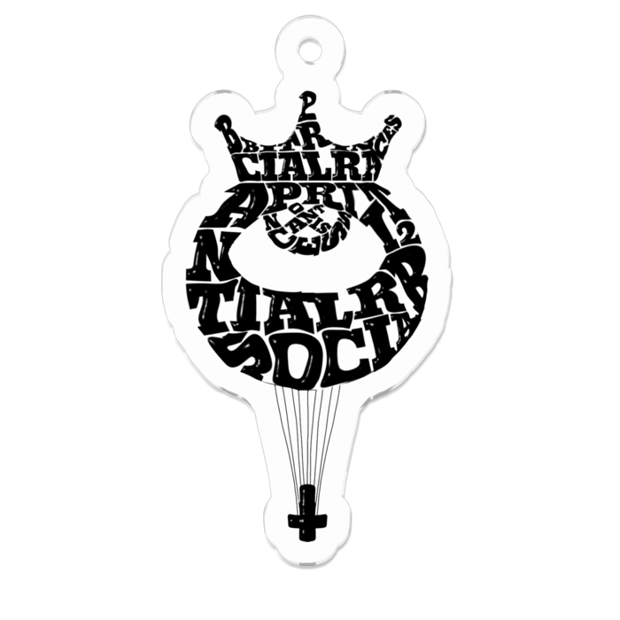 アクリルキーホルダー - 50 x 50 (mm)