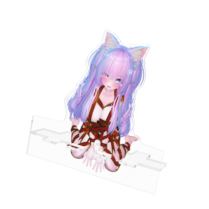 リボン版アクリルスマホスタンド - 160x160mm