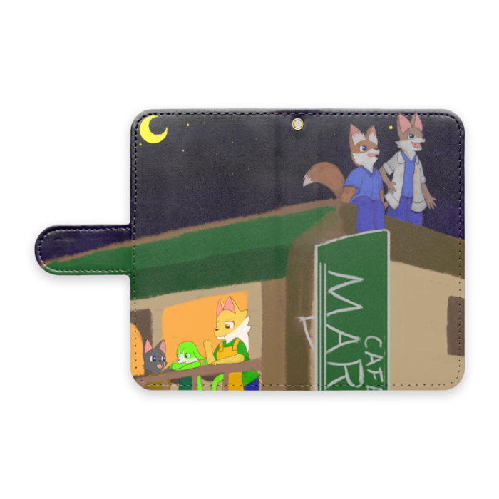 手帳型Androidケース - S - ストラップ穴 あり