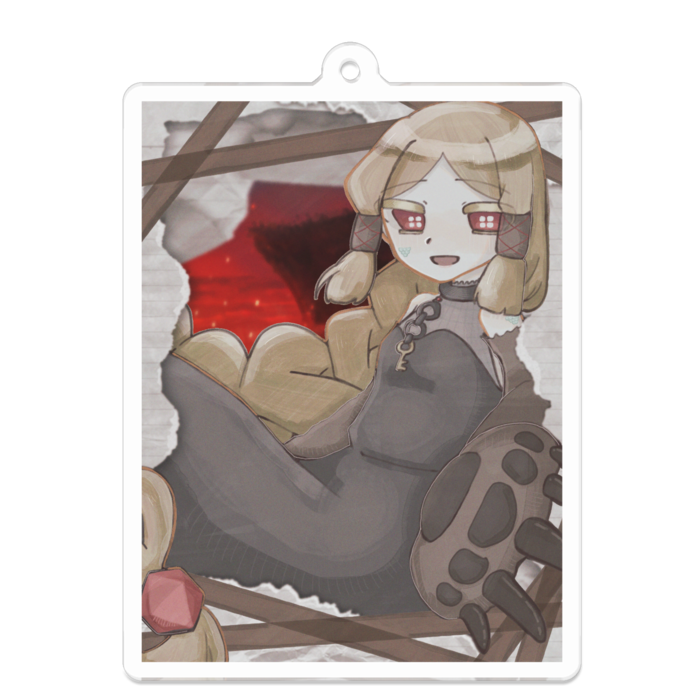 アクリルキーホルダー - 70 x 70 (mm)