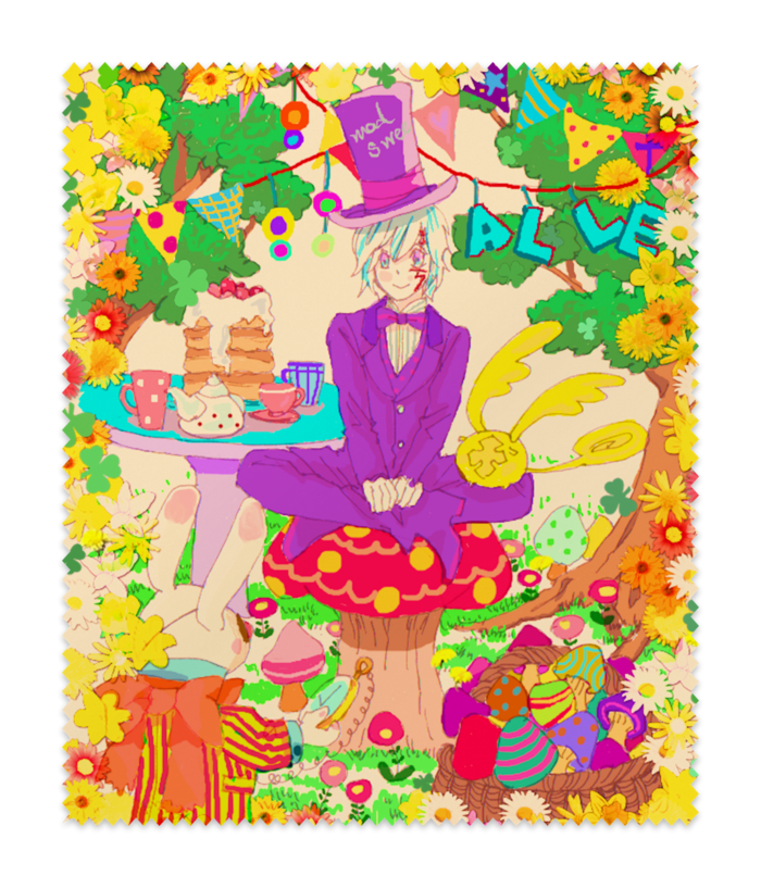 メガネ拭き 森のアレン(とラビ)