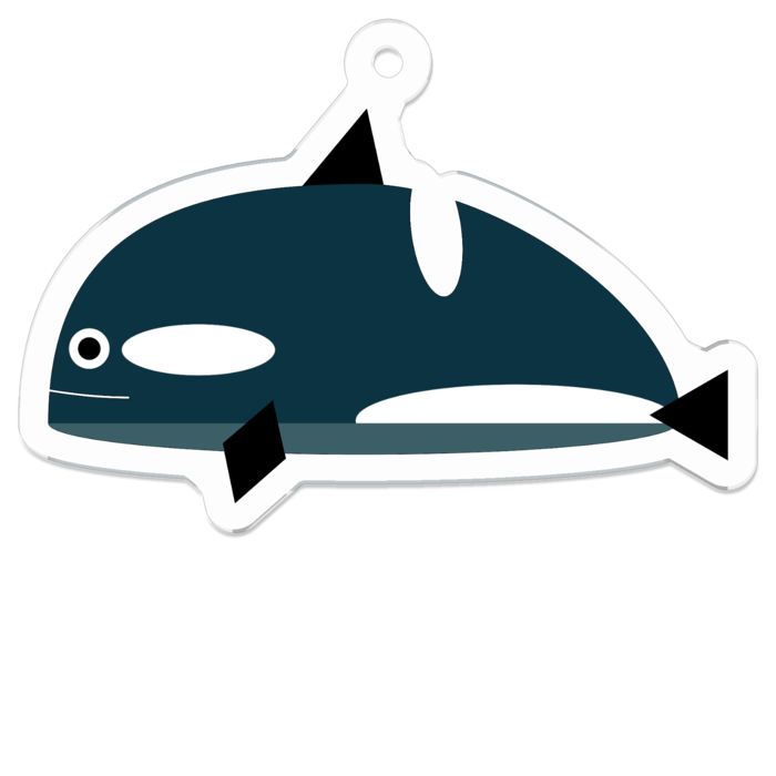 アクリルキーホルダー - 50 x 50 (mm)